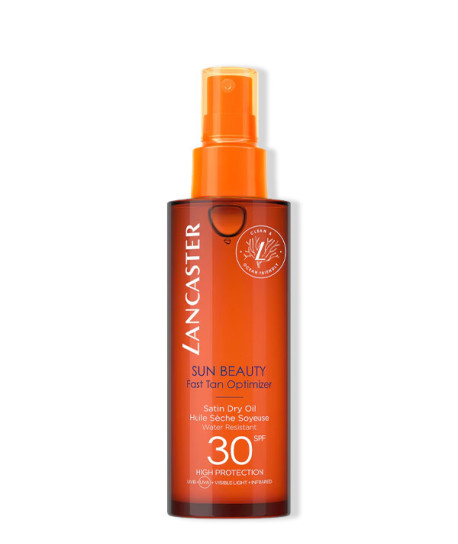 SUN BEAUTY FAST TAN OPTIMIZER SATIN DRY OIL SPF30
