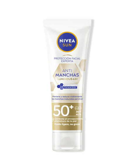 NIVEA SUN FLUIDO SOLAR UV ANTIMANCHAS LUMINOUS 630 SPF50+