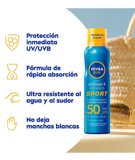NIVEA SUN PROTEGE & REFRESCA SPRAY BRUMA SPORT SPF50
