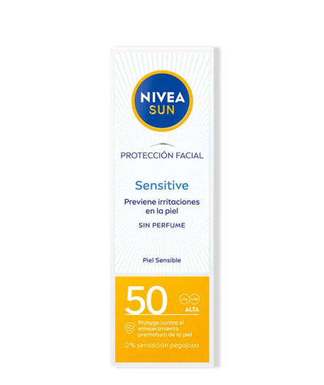 NIVEA SUN PROTECCIÓN FACIAL UV SENSITIVE SFP50