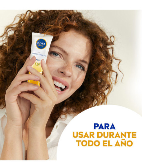NIVEA SUN PROTECCIÓN FACIAL UV Q10 ANTIMANCHAS SPF50
