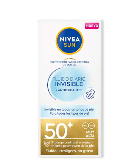 NIVEA SUN FLUIDO FACIAL DIARIO INVISIBLE SFP50+