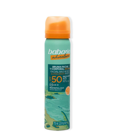 ADVENTURE BRUMA FACIAL Y CORPORAL SPF50+