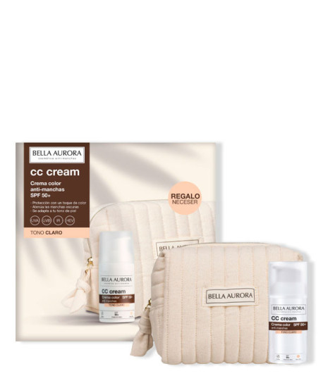 CC CREAM SPF50+ TONO CLARO NECESER
