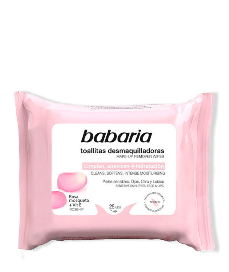 TOALLITAS DESMAQUILLANTES ROSA MOSQUETA