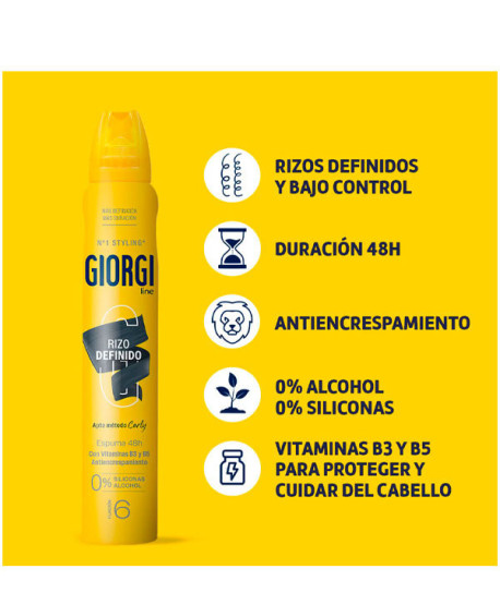 ESPUMA RIZO DEFINIDO