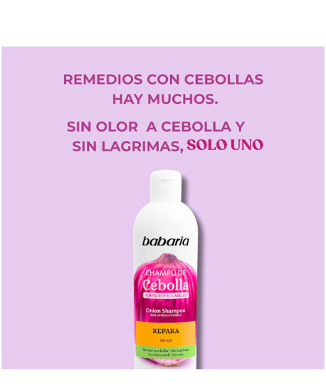 CHAMPÚ DE CEBOLLA REPARADOR
