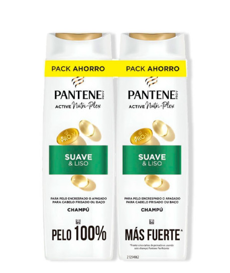 NUTRI PLEX SUAVE & LISO CHAMPÚ DUPLO PACK