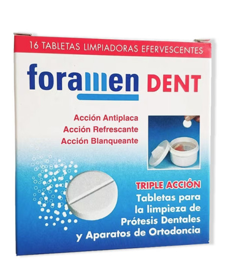 TABLETA LIMPIEZA PROTESIS Y DENTADURA