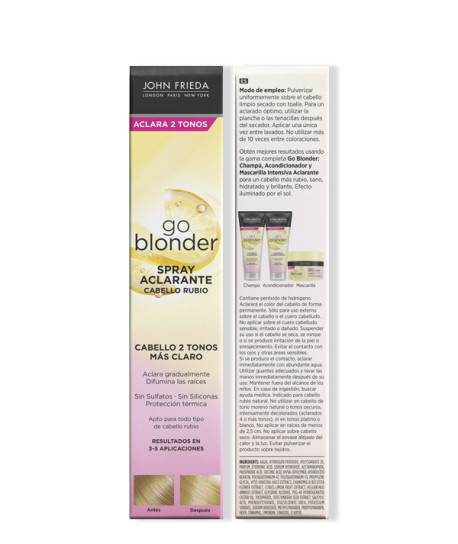 GO BLONDER SPRAY ACLARANTE