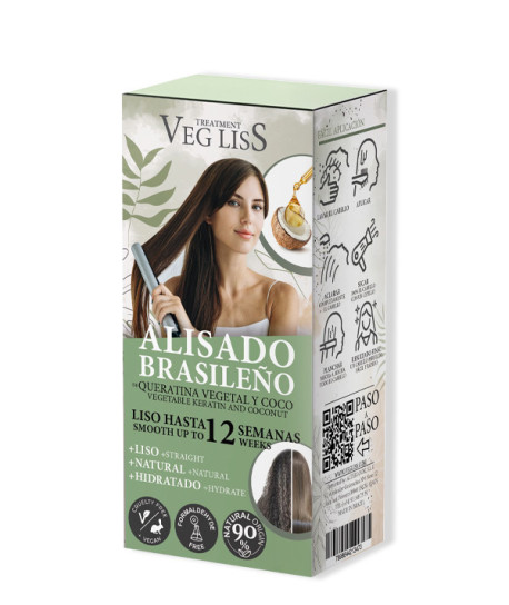 ALISADO BRASILEÑO DE KERATINA VEGETAL VEGANA