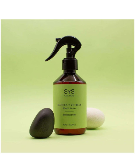 AMBIENTADOR PULVERIZADOR MADERA Y VETIVER