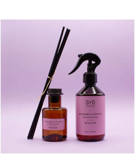 AMBIENTADOR PULVERIZADOR RUIBARBO Y LAVANDA
