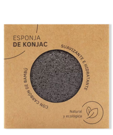 ESPONJA KONJAC CARBÓN