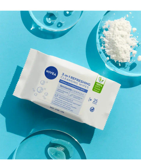 TOALLITAS DESMAQUILLADORAS REFRESCANTES 3 EN 1