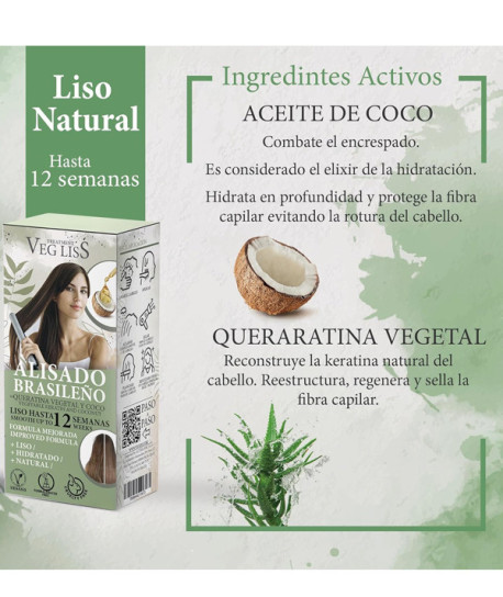 ALISADO BRASILEÑO DE KERATINA VEGETAL VEGANA