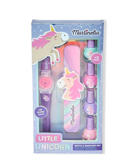 LITTLE UNICORN WATCH & MANICURE SET
