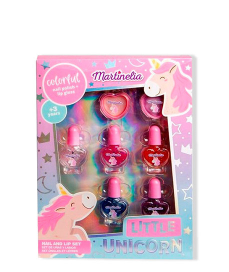 LITTLE UNICORN COLORFUL NAIL POLISH & LIP GLOSS