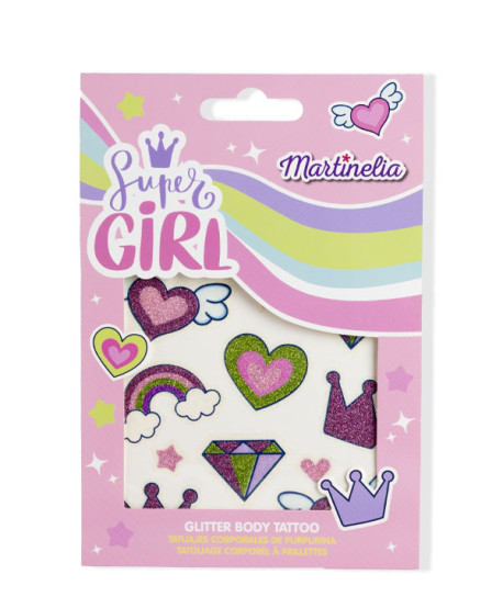 SUPER GIRL GLITTER BODY TATTO