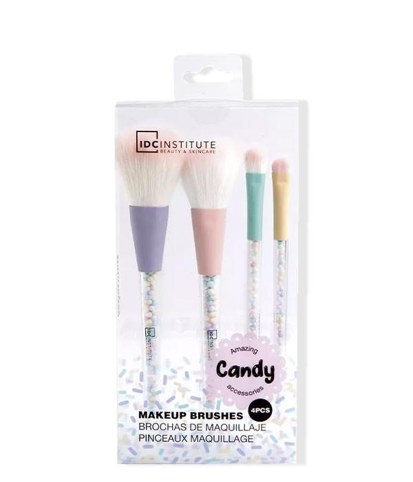 MAKEUP BRUSHES CANDY 4 PIEZAS