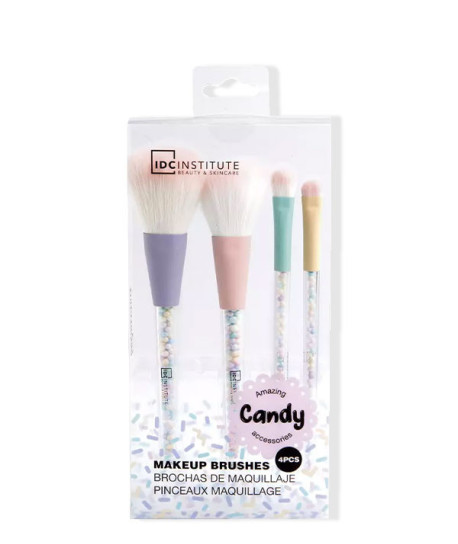 MAKEUP BRUSHES CANDY 4 PIEZAS