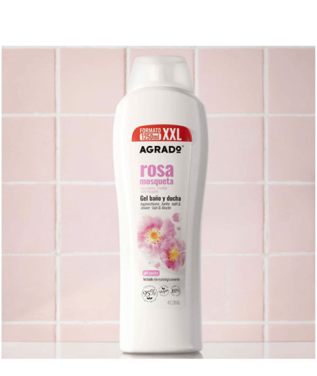 GEL BAÑO Y DUCHA ROSA MOSQUETA XXL