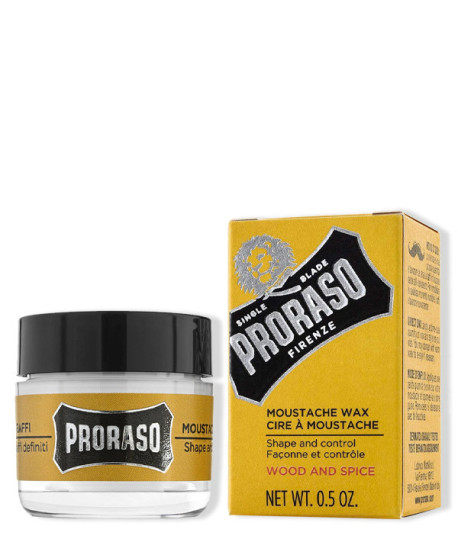 PRORASO CERA PARA BIGOTE WOOD AND SPICE