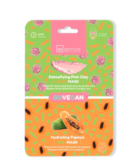 DETOXIFYING PINK CLAY & HYDRATING PAPAYA GEL MASK