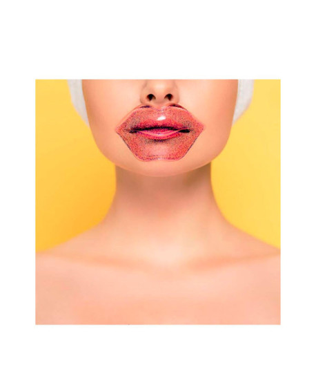 PINK GLITTER HYDROGEL LIPS PAD