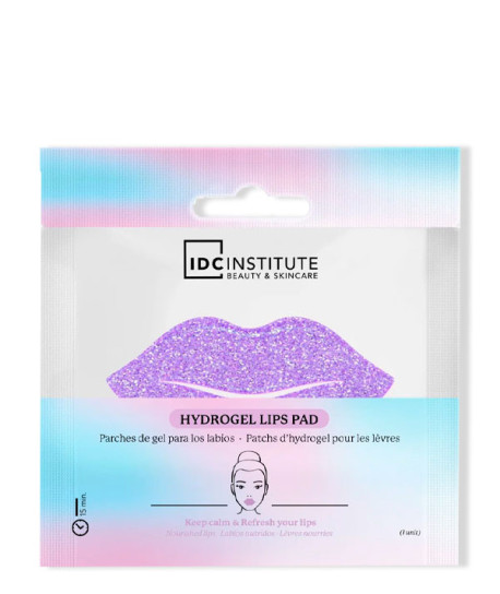 PURPLE GLITTER HYDROGEL LIPS PAD