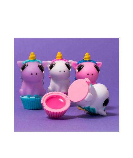 SQUISHCORNS LIP BALM WITH KEYCHAIN