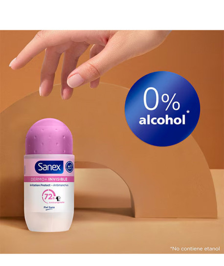 SANEX DERMO+ INVISIBLE DESODORANTE ROLL-ON
