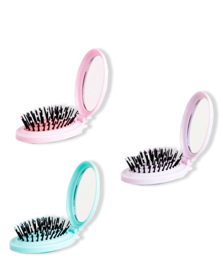 POCKET BRUSH MIRROR