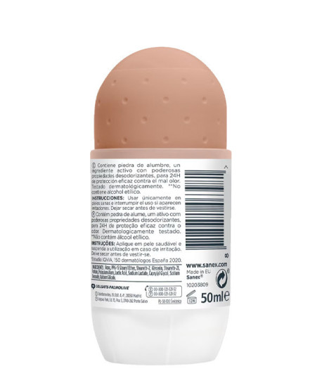 SANEX MINERAL PROTECT PIEL SENSIBLE DESODORANTE ROLL-ON