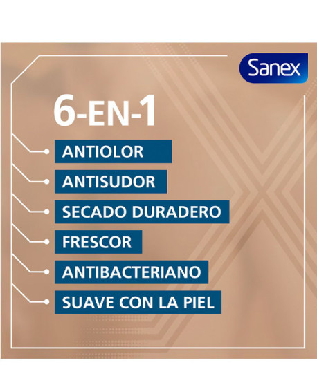 SANEX MEN ACTIVE CONTROL 6 EN 1 DESODORANTE ROLL-ON