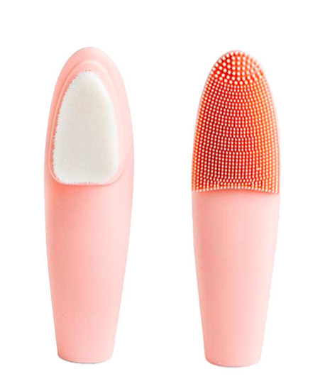 DOUBLE SIDED FACIAL CLEANSING BRUSH