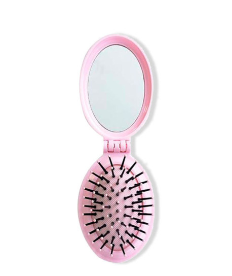 CEPILLO DE BOLSILLO CON ESPEJO