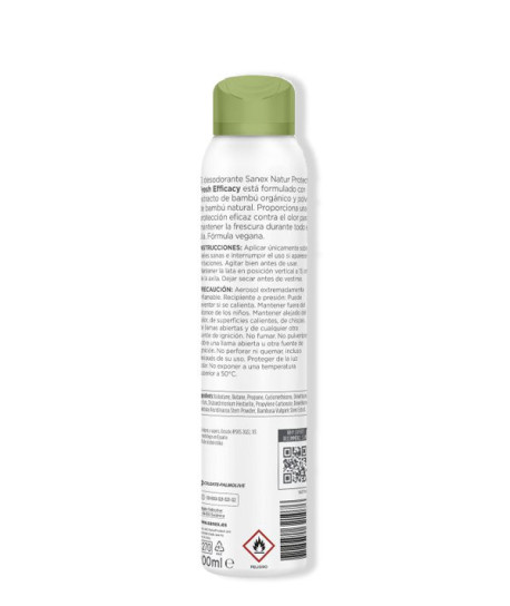 SANEX NATUR PROTECT FRESH EFFICACY BAMBOO DESODORANTE SPRAY