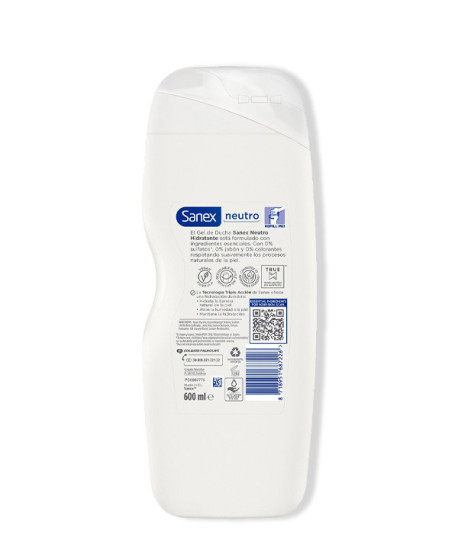 SANEX GEL NEUTRO HIDRATANTE SIN