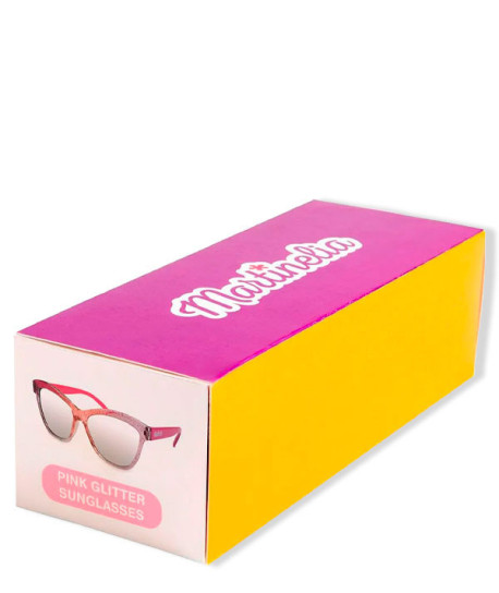 PINK GLITTER SUNGLASSES