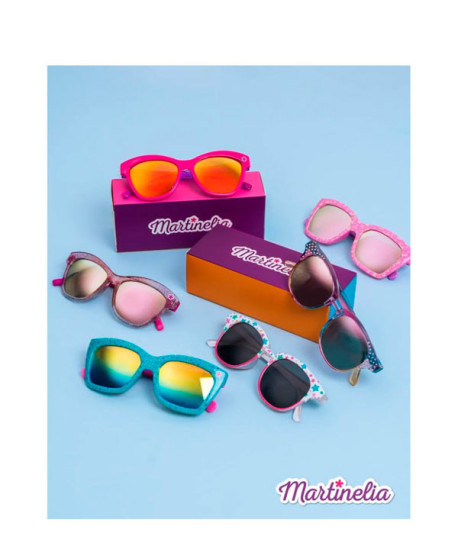 PINK GLITTER SUNGLASSES