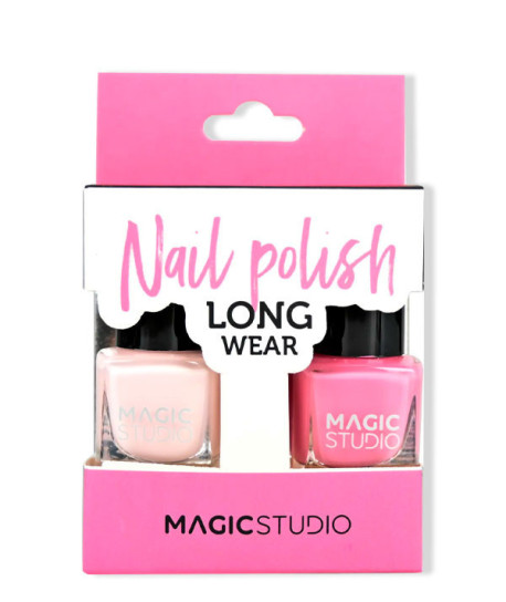 MAGIC STUDIO NAIL POLISH LONG WEAR SET 2 PIEZAS