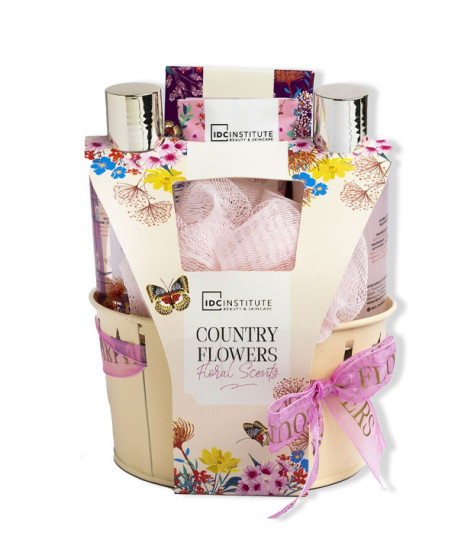 COUNTRY FLOWERS FLORAL SCENTS CESTA 5 PIEZAS