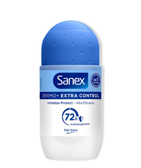 SANEX DERMO+ EXTRA CONTROL 72H DESODORANTE ROLL-ON
