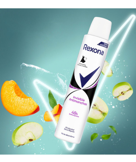 DESODORANTE INVISIBLE ANTIMANCHAS 48H ANTITRANSPIRANTE