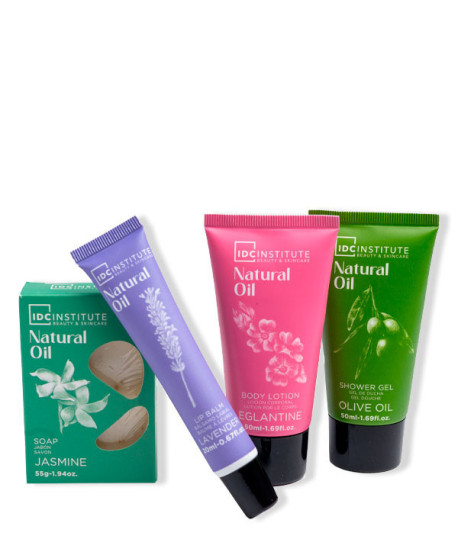 NATURAL OIL BODY ON THE GO CARE 4 PIEZAS