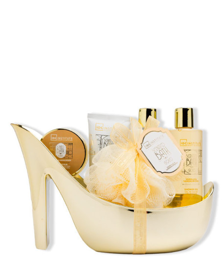 SCENTED BATH GOLD SHOE SET 5 PIEZAS