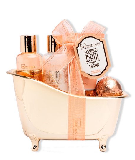 SCENTED BATH BRONZE BAÑERA SET 4 PIEZAS