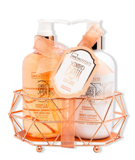 SCENTED BATH BRONZE BANDEJA SET 2 PIEZAS