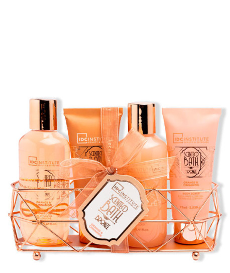 SCENTED BATH BRONZE BANDEJA SET 4 PIEZAS